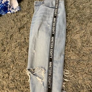 Express ripped jeans